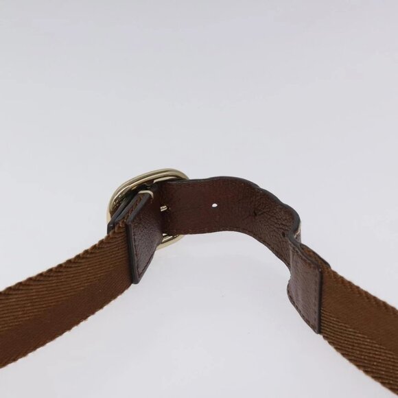CELINE Macadam Canvas Shoulder Bag Red Auth 114905 - Picture 9 of 15